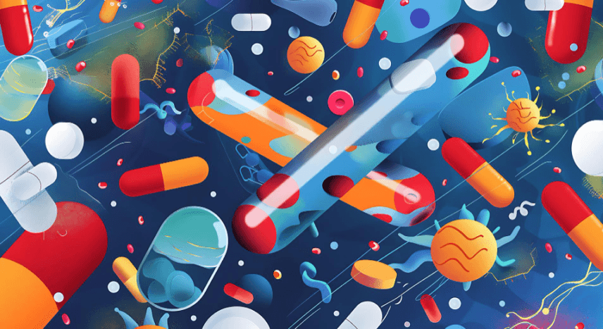 Understanding The 10 Key Micro Triggers Abstract Image of Floating Capsules with Micro Biological Particles