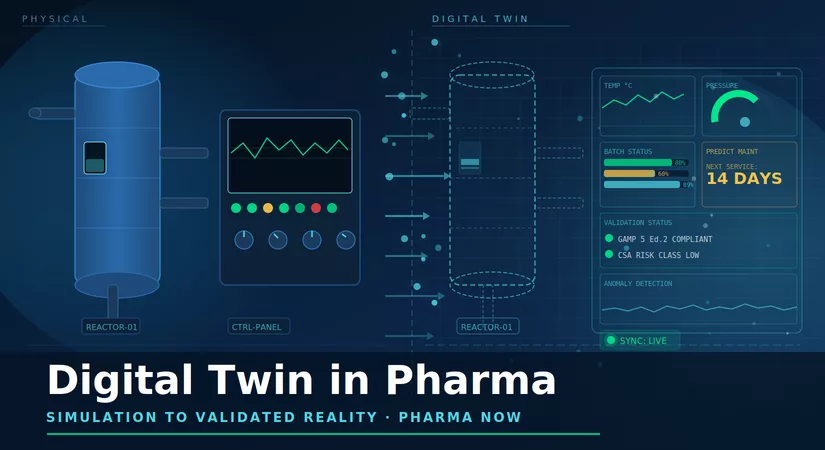 Digital Twin in Pharma Manufacturing: From Simulation to Validated Reality
