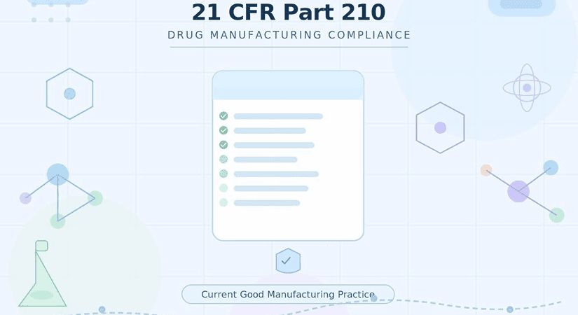 FDA 21 CFR Part 210 | Drug Manufacturing Compliance cGMP Guide FDA 21 CFR Part 210 drug manufacturing compliance cGMP guide cover
