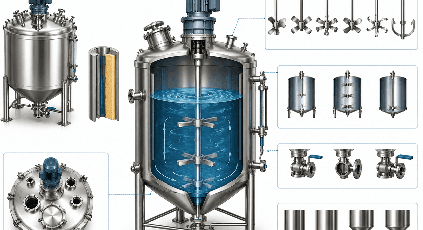 A Guide on Industrial Mixing Tank Stirrer Specification