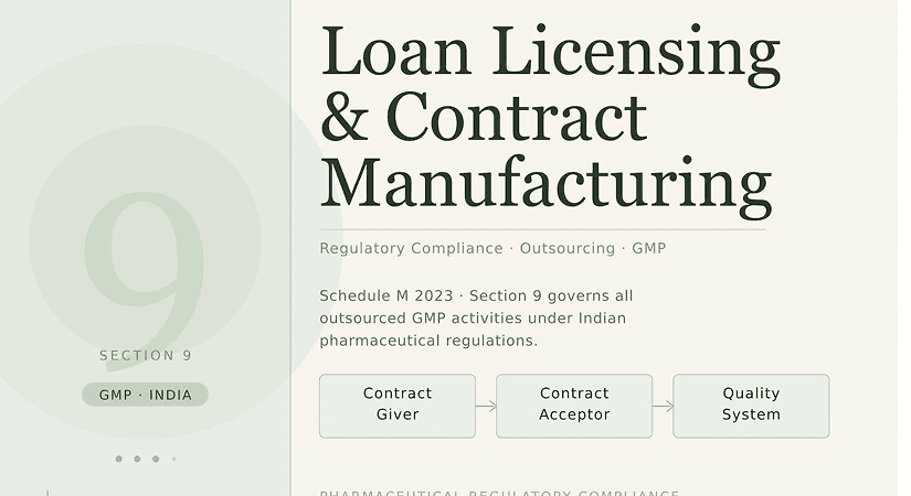 Loan Licensing & Contract Manufacturing | Schedule M 2023 Section 9 Guide Loan licensing and contract manufacturing Schedule M 2023 Section 9 guide
