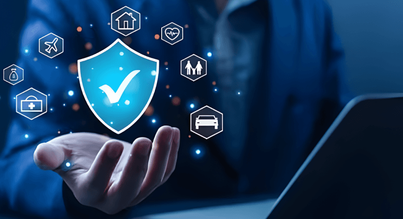 Qualification and Validation | Schedule M 2023 | Pharma GMP Compliance Person holding digital shield with pharmaceutical compliance icons representing qualification and validation