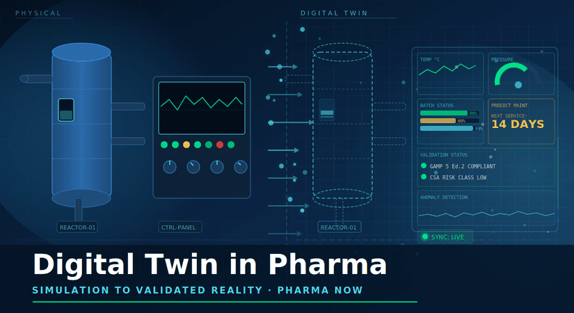 Digital Twin in Pharma Manufacturing: From Simulation to Validated Reality