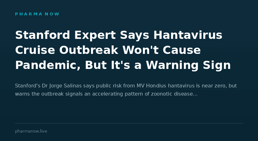 Stanford Expert Says Hantavirus Cruise Outbreak Won't Cause Pandemic, But It's a Warning Sign Stanford Expert Says Hantavirus Cruise Outbreak Won't Cause Pandemic, But It's a Warning Sign